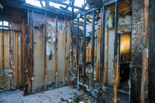 Professional Fire Damage Removal technician working in Swoyersville, PA